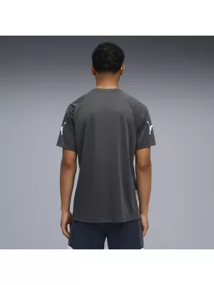 Мъжка функционална тениска PUMA INDIVIDUALLIGA GRAPH JERSEY 660578_02 МИНЕРАЛ КОБАЛТ/ВАПОР СИВО