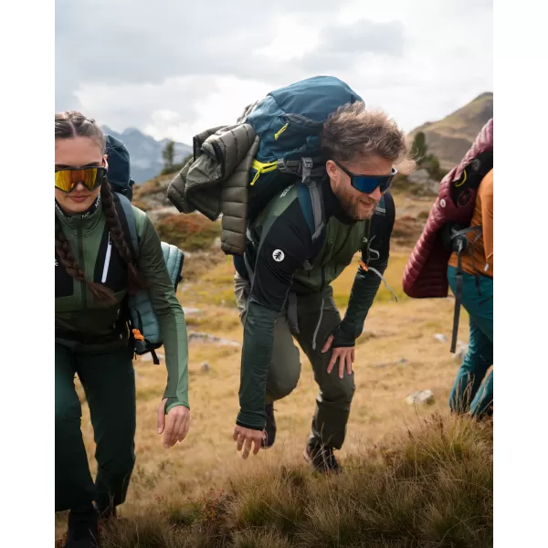  Мъжки суичър powerfleece NORDBLANC GROAN NBWFM8282 ТЪМНО ЗЕЛЕНО 