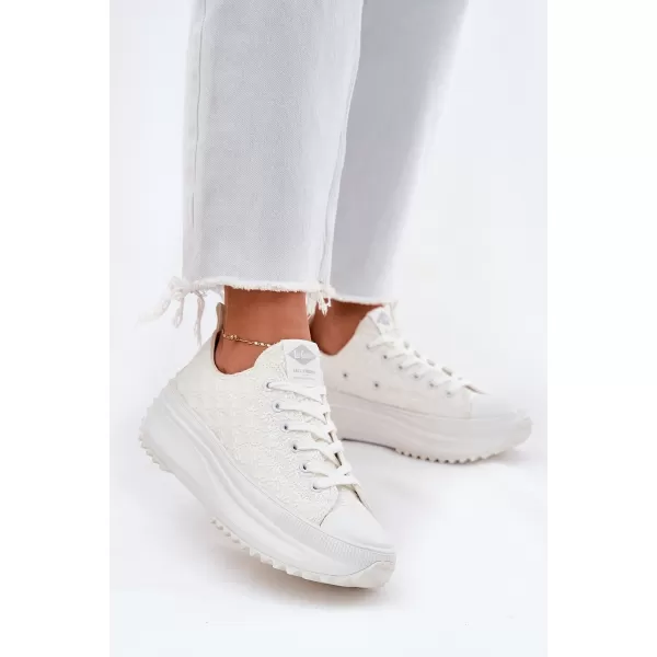  Дамски кецове LEE COOPER LCW-25-31-3465L ЧЕРЕН 