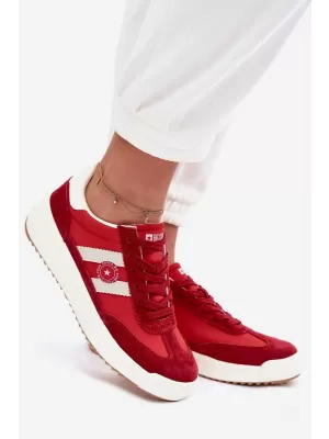Дамски маратонки BIG STAR TT274158 RED Big Star Shoes