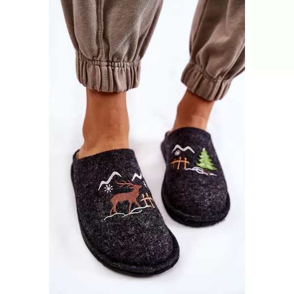  Дамски чехли BIG STAR KK276018 BLACK/BEIGE Big Star Shoes 