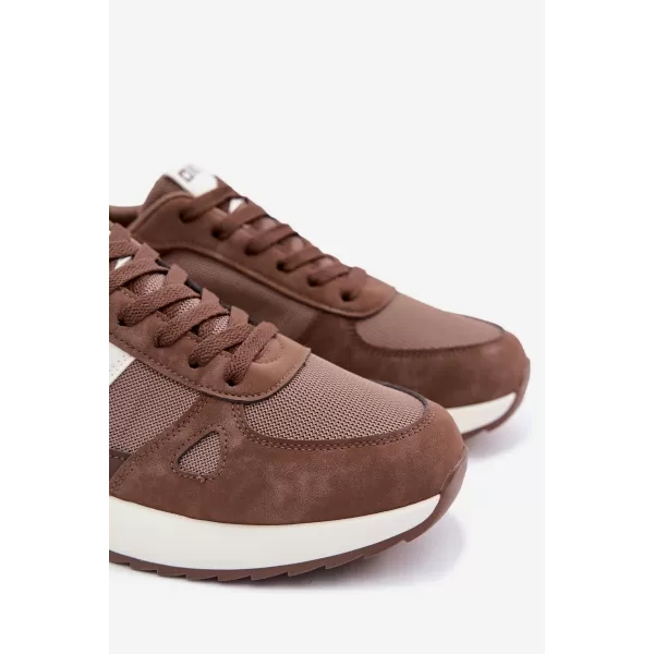  Мъжки маратонки BIG STAR TT174353 BROWN/BEIGE Big Star Shoes 