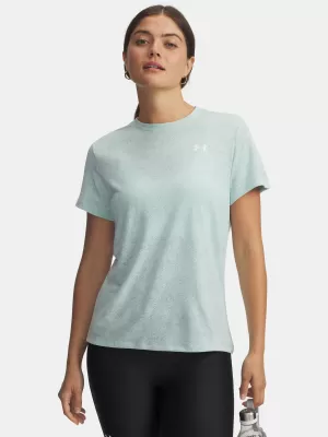 Дамска тениска UNDER ARMOUR TECH PIXELATE SSC 6012302-703 ЗЕЛЕНО