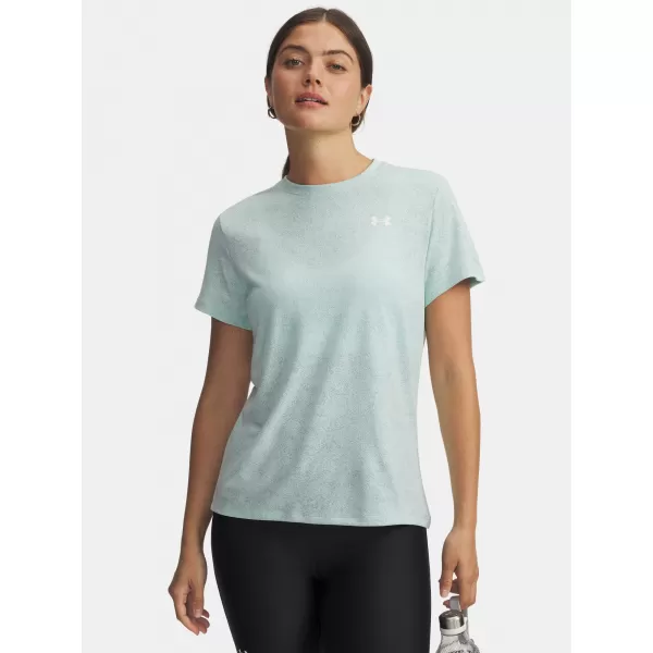  Дамска тениска UNDER ARMOUR TECH PIXELATE SSC 6012302-703 ЗЕЛЕНО 