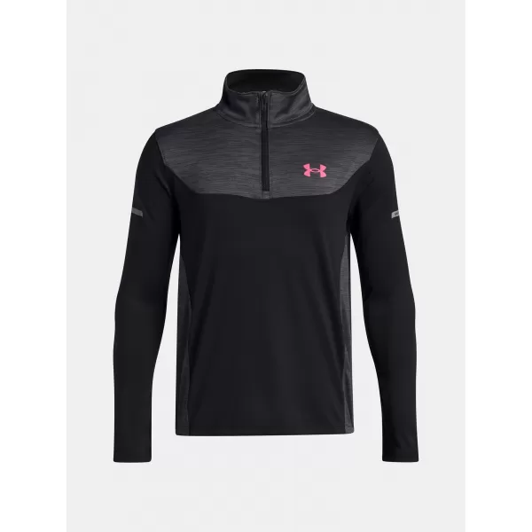  Момчешка тениска UNDER ARMOUR UA TECH UTILITY 1/4 ZIP 6005141-001 ЧЕРЕН 