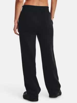 Дамски спортен панталон UNDER ARMOUR RIVAL FLC STRAIGHT PANT 1381847-001 ЧЕРЕН