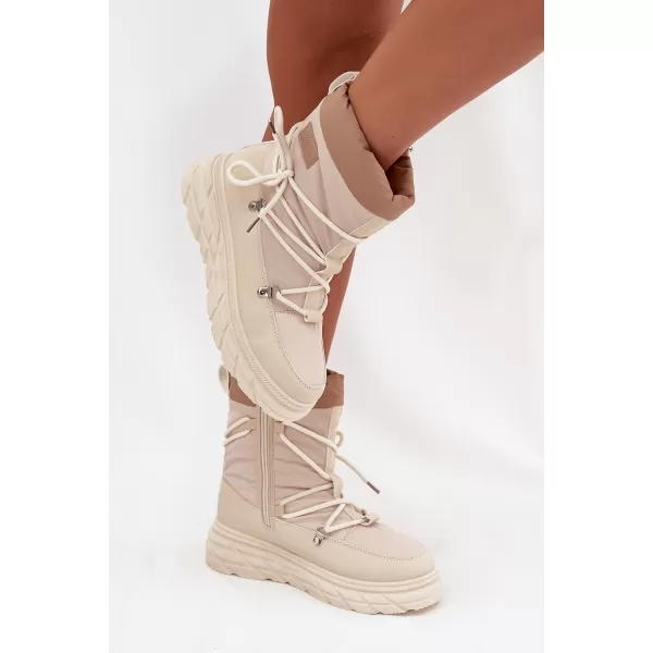  Дамски зимни боти LEE COOPER LCJ-25-44-3931 БЕЖОВО 