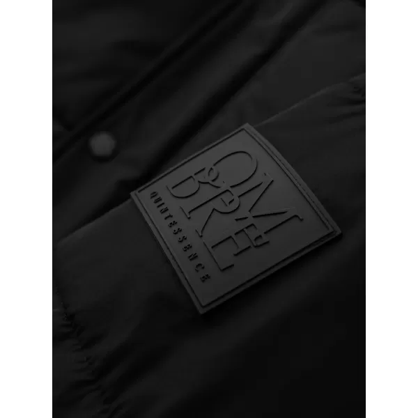  Мъжко зимно яке OMBRE OM-JALJ-0309 ЧЕРЕН 