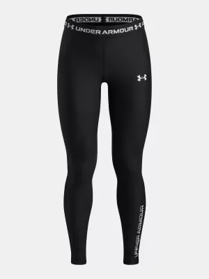 Клинове за момичета UNDER ARMOUR HEATGEAR GRAPHIC LEGGING 6012636-001 ЧЕРЕН