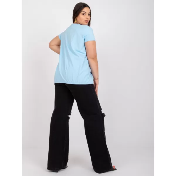  Дамска тениска BASIC FEEL GOOD RV-TS-6320.85P СВЕТЛО СИНЬО 
