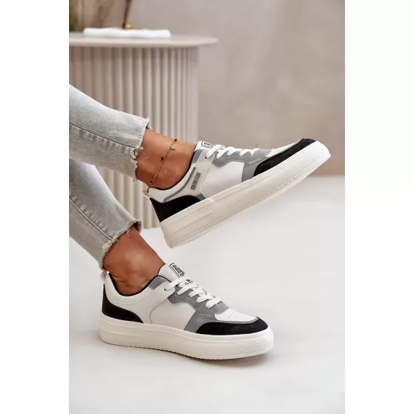  Дамски маратонки BIG STAR OO274028 WHITE Big Star Shoes 