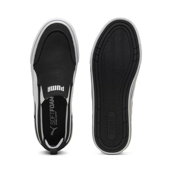  Ботуши PUMA COURT CLASSIC VULC SLIPON 400216_02 ПУМА ЧЕРНА/ПУМА БЯЛА 