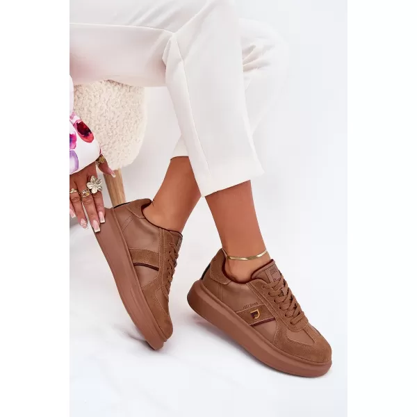  Дамски маратонки LOPEZ JUST DARE SS2D4005 КАФЯВИ/БЕЖОВИ Daniel Lopez Just Dare 
