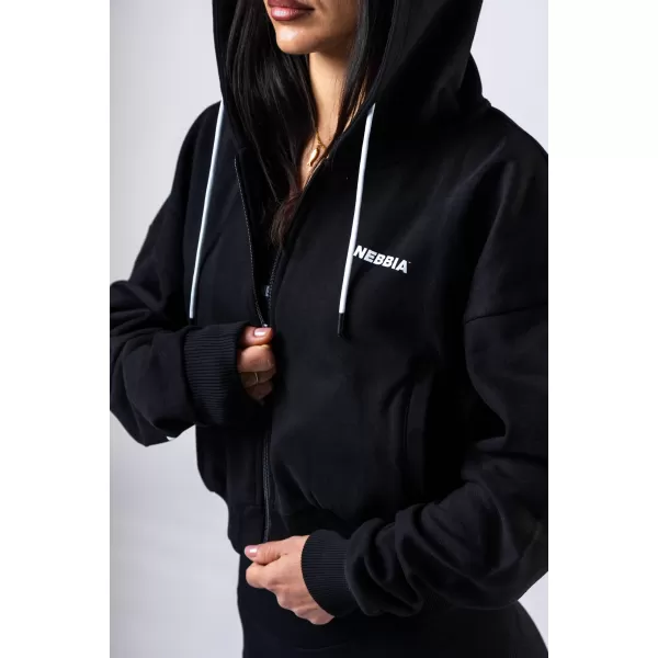  Суичър с цип POWER 895 BLACK Nebbia 