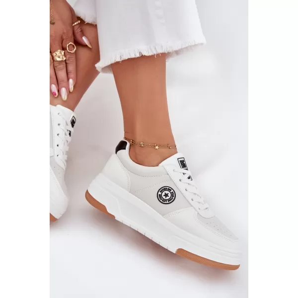  Дамски маратонки BIG STAR RR274572 WHITE Big Star Shoes 