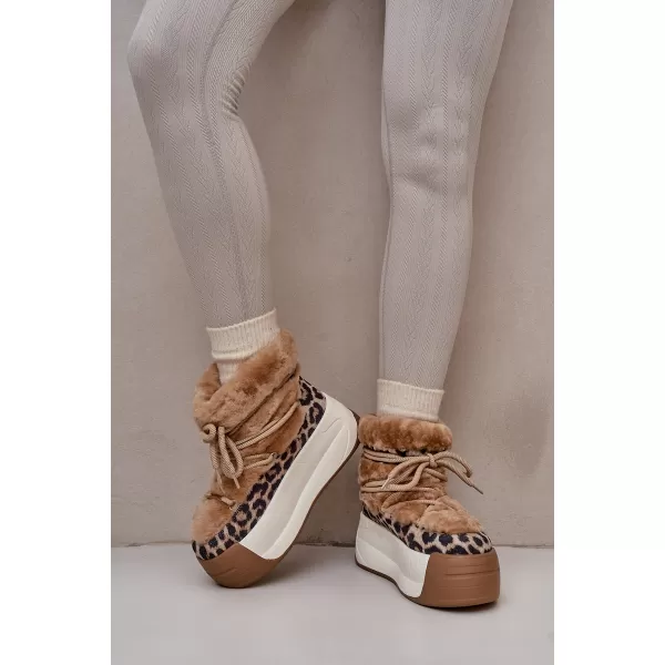  Дамски обувки BIG STAR OO274A207 КАФЯВО/БЕЖО Big Star Shoes 