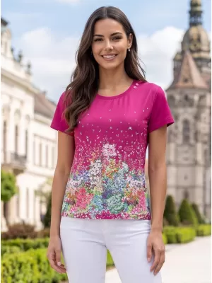 Дамска тениска ALTISPORT HELINA ЧЕРВЕНО