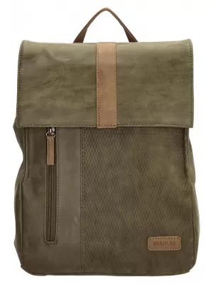 Раница BEAGLES Brunete 18087 Olive green МАСЛИНЕНО ЗЕЛЕНО