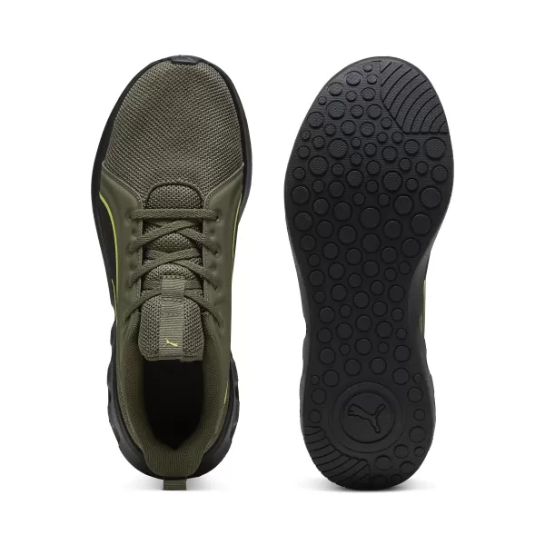  Ботуши PUMA SOFTRIDE CARSON 310154_22 ЛОДЕН ЗЕЛЕН/ЧЕРЕН/ЛУКС ЛАЙМ 