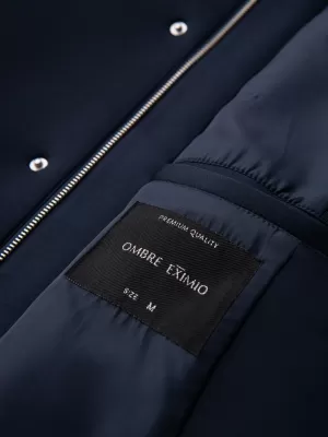 Мъжко палто OMBRE OM-COLC-0144 МОРСКО СИНЬО