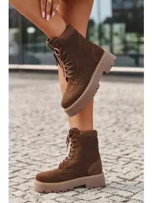 Дамски обувки BIG STAR SS274792 BROWN/BEIGE Big Star Shoes