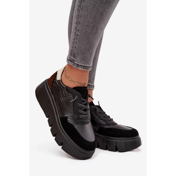  Дамски кецове VINCEZA 58565 ЧЕРЕН 