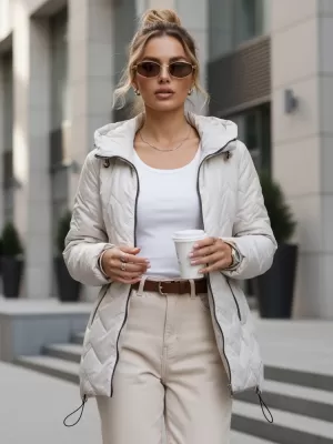 Дамско яке DSTREET TY5610 СВЕТЛО СИВО