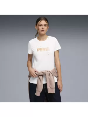 Дамска тениска PUMA ESS LOGO LAB TEE 691824_02 БЯЛА ПУМА