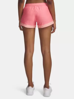 Дамски шорти UNDER ARMOUR TECH PLAY UP 3IN COLORBLOCK 6010875-600 РОЗОВО