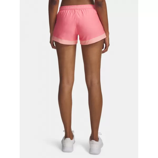 Дамски шорти UNDER ARMOUR TECH PLAY UP 3IN COLORBLOCK 6010875-600 РОЗОВО 