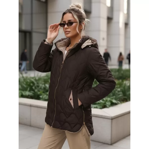  Дамско яке DSTREET TY5623 КАФЯВО 