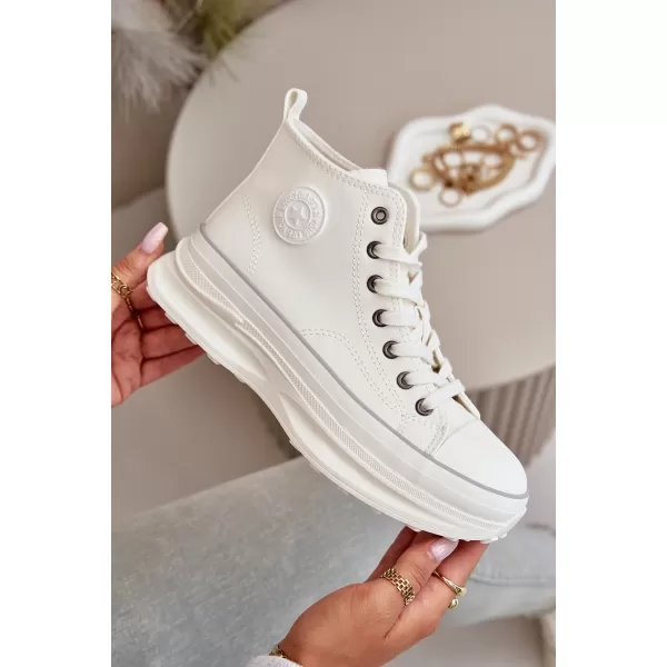  Дамски маратонки BIG STAR OO274064 WHITE Big Star Shoes 