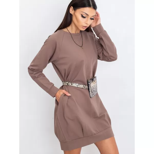  Рокля BASIC FEEL GOOD RV-TU-5184.93P КАФЯВО 