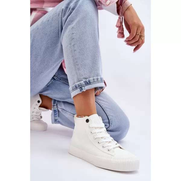  Дамски маратонки BIG STAR LL274445 WHITE Big Star Shoes 