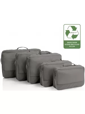 куфар HEYS Ecotex Packing Cube 5 Pc Set СИВ КАМЪК
