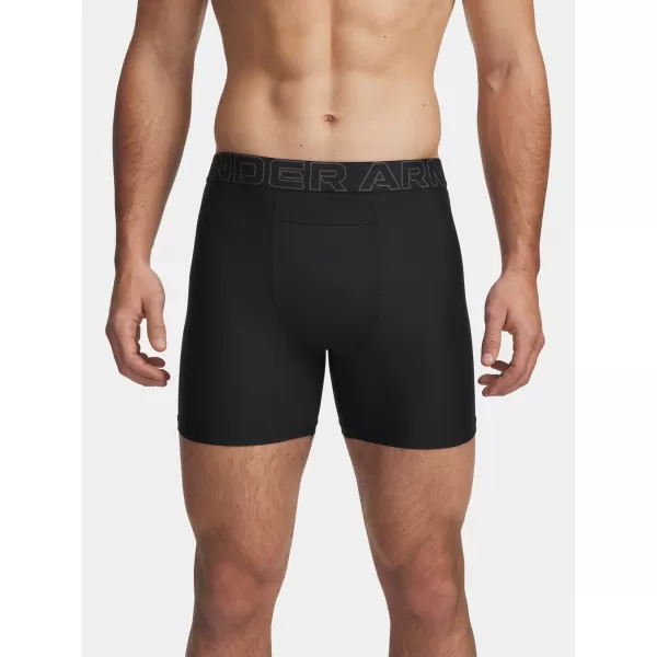  Мъжки боксерки UNDER ARMOUR PERFORMANCE POUCH - SOLID 6IN - 2 6011474-001 ЧЕРЕН 