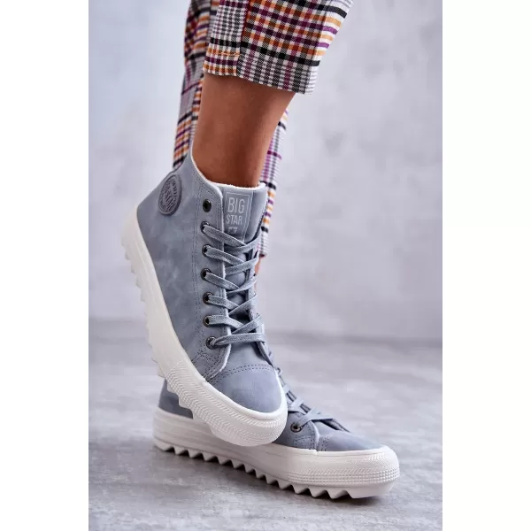  Дамски маратонки BIG STAR EE274115 LIGHT BLUE Big Star Shoes 