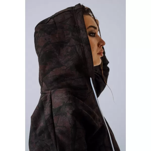  Суичър с цип POWER 895 DARK BROWN CAMO Nebbia 