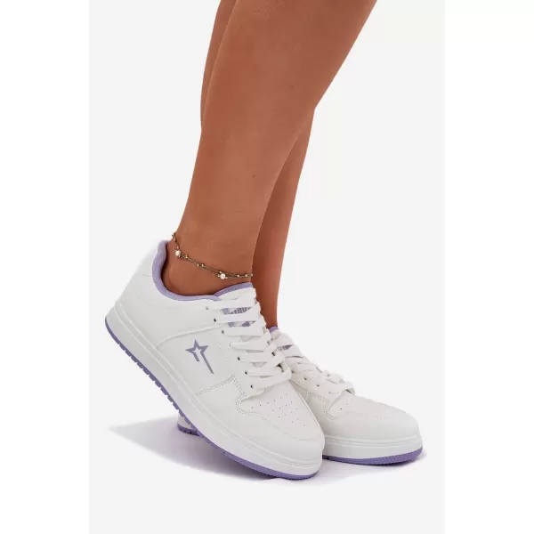  Дамски маратонки BIG STAR RR274A245 WHITE/PURPLE Big Star Shoes 