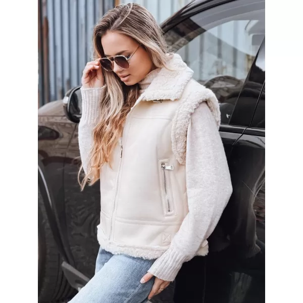  Дамски елек DSTREET TY5238 БЕЖОВО 