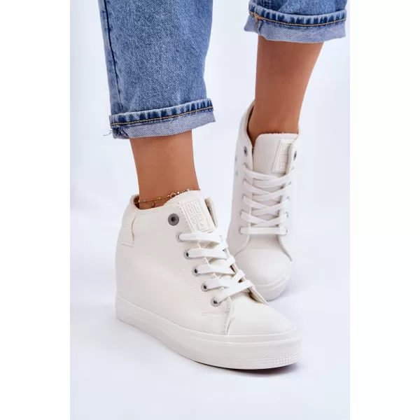  Дамски маратонки BIG STAR LL274035 WHITE Big Star Shoes 