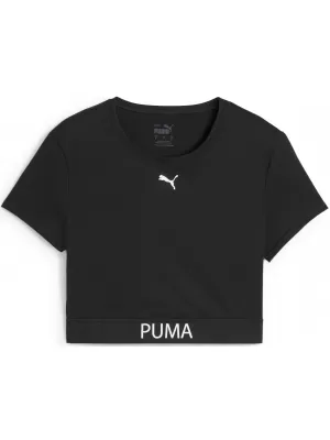 Дамска тениска PUMA W STRONG TEE - SHORT 526805-01 ПУМА ЧЕРНА