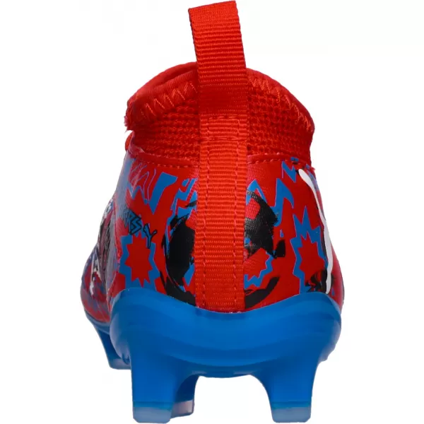  Детски обувки PUMA FUTURE 8 MATCH PLAY FG/AG JR 108750-01 ЧЕРВЕНИ/ЧЕРНИ/СИНИ/РОЗОВИ ПИКСЕЛИ 