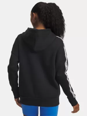 Дамски суичър UNDER ARMOUR ICON FLEECE TAPED HDY 6003708-004 ЧЕРЕН