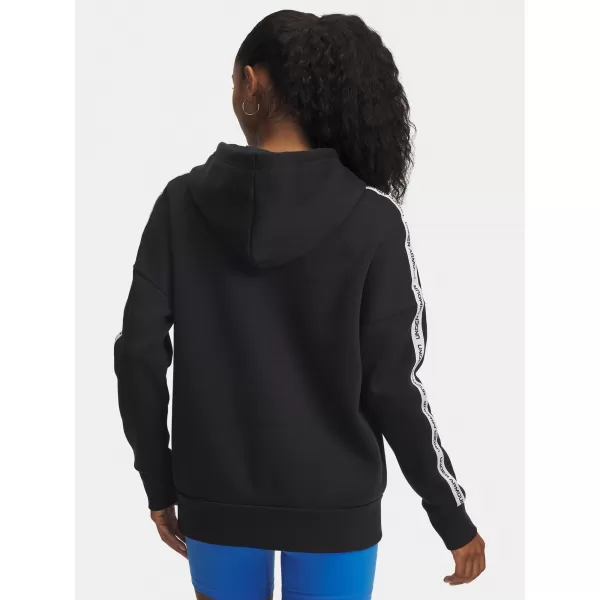  Дамски суичър UNDER ARMOUR ICON FLEECE TAPED HDY 6003708-004 ЧЕРЕН 