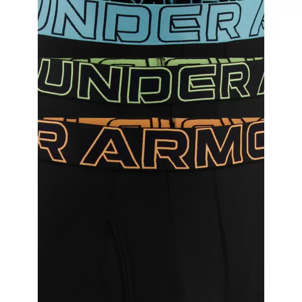  Мъжки боксерки UNDER ARMOUR UA PERFORMANCE TECH - SOLID 6IN - 3PK 1383878-003 СИНЬО 