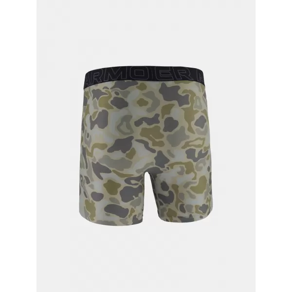  Мъжки боксерки UNDER ARMOUR UA PERFORMANCE TECH - PRINT 6IN - 1PK 1383875-069 ТИТАН 