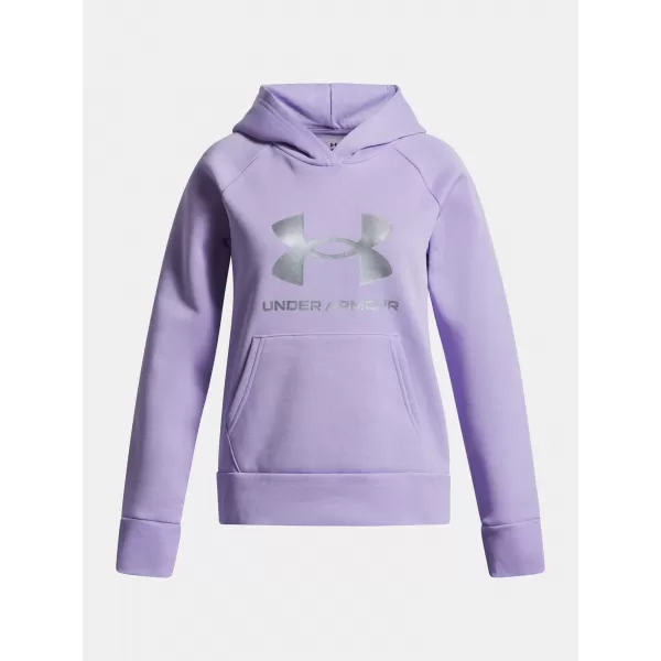 Суичър за момиче UNDER ARMOUR UA RIVAL FLC SHIMMER HDY 6004118-538 ЛИЛАВО 