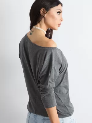 Дамска блуза BASIC FEEL GOOD RV-BZ-4691.36P ТЪМНО СИВО