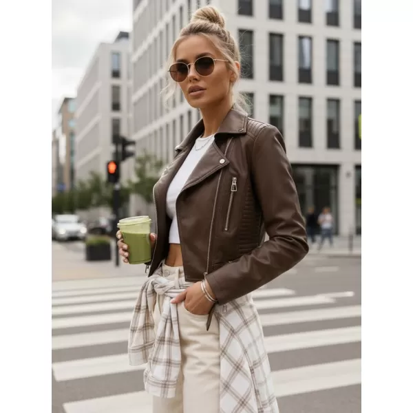  Дамско яке DSTREET TY5537 КАФЯВО 